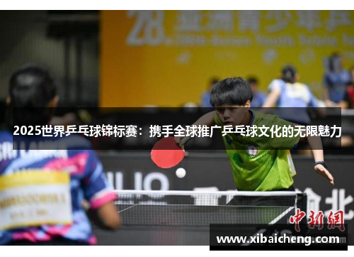 2025世界乒乓球锦标赛：携手全球推广乒乓球文化的无限魅力